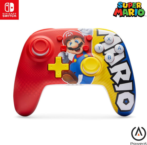 POWER A ENHANCED WIRELESS CONTROLLER NANO MARIO VICTORY POWER A ENHANCED WIRELESS CONTROLLER NANO MARIO VICTORY